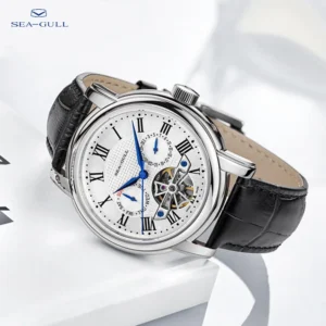 Seagull D819.622 – Luxus Automatik Herrenuhr, Wasserdicht, Edelstahl