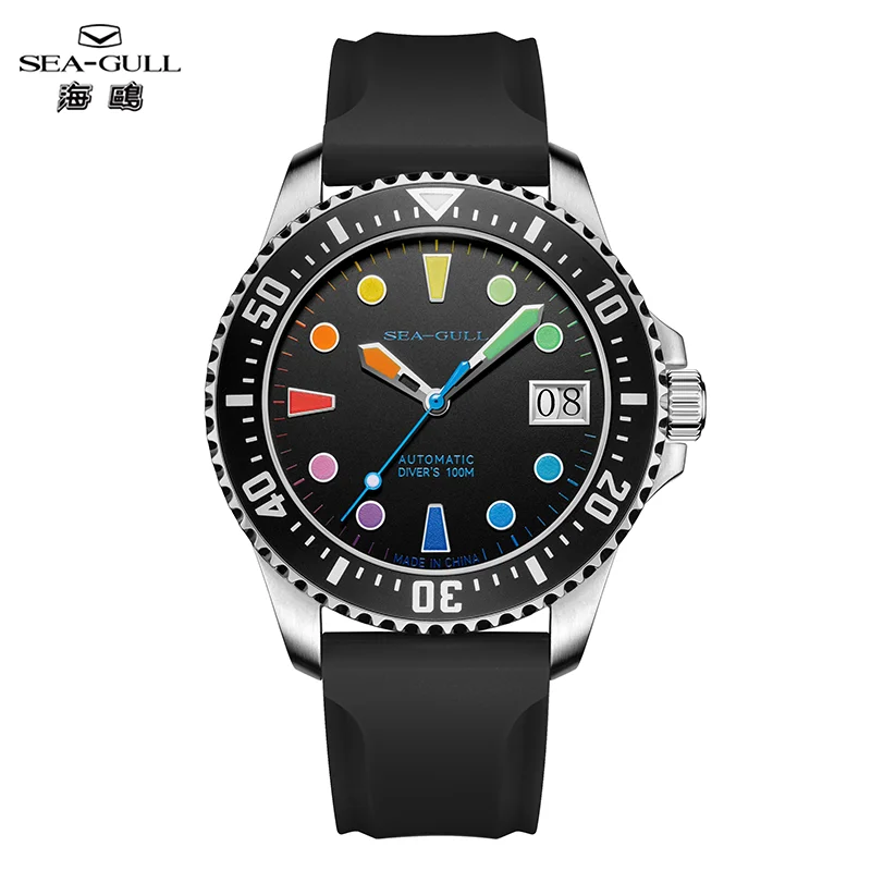 Seagull Ocean Serie Herren Automatikuhr 44mm 100m Wasserdicht 6205 – Bild 8