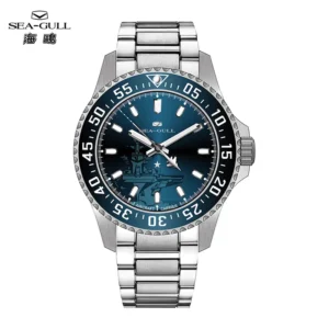 Seagull Herren Automatikuhr – Ocean Series 44 mm, 200 m Wasserdicht