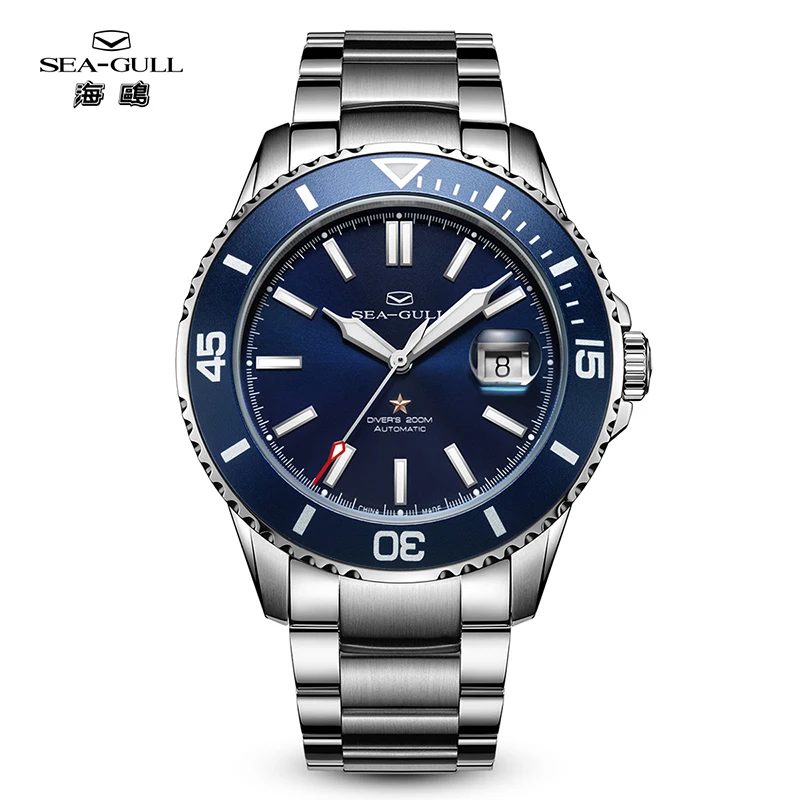 Seagull Ocean Series 816.32.1523 – Automatik Herrenuhr, 200 m wasserdicht – Bild 7