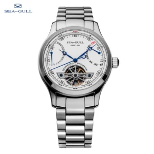 Seagull M162 – Automatik Herrenuhr mit Multifunktionszifferblatt, Saphirglas