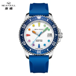 Seagull Ocean Serie Herren Automatikuhr 44mm 100m Wasserdicht 6205