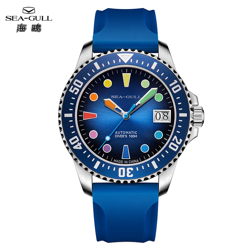 Seagull Ocean Serie Herren Automatikuhr 44mm 100m Wasserdicht 6205 – Bild 9