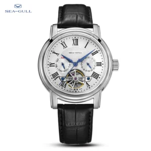 Seagull D819.622 – Automatik Herrenuhr mit Flywheel & Multifunktion, Business-Stil