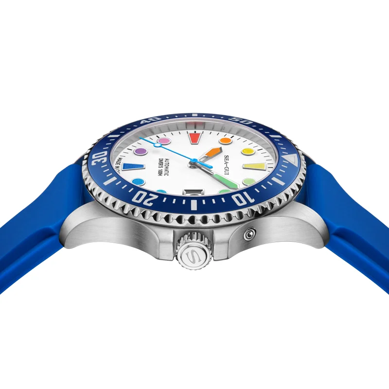 Seagull Ocean Serie Herren Automatikuhr 44mm 100m Wasserdicht 6205 – Bild 6